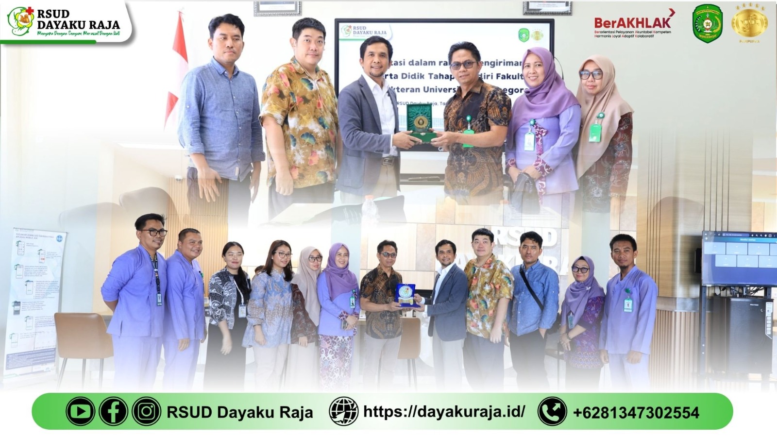 RSUD Dayaku Raja Terima Visitasi Fakultas Kedokteran Universitas Diponegoro untuk Persiapan Penempatan Peserta Didik Tahap Mandiri
